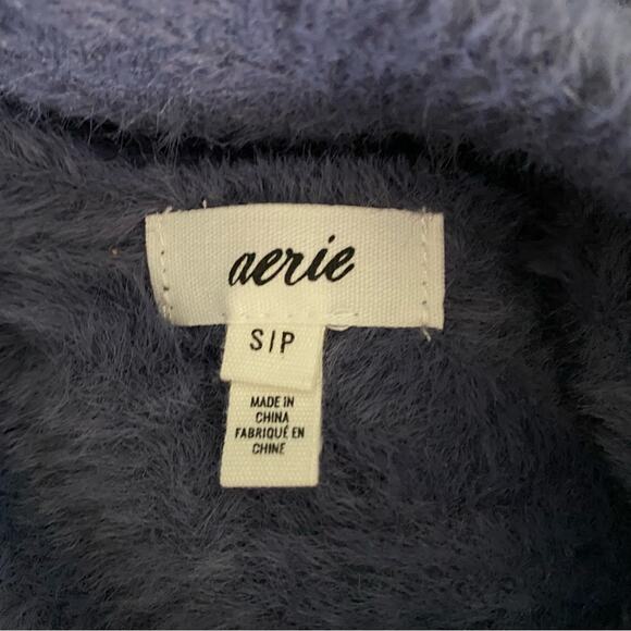 Aerie Women's Flurry Fuzzy Crew Neck Pullover Sweater S Small New - Picture 6 of 7